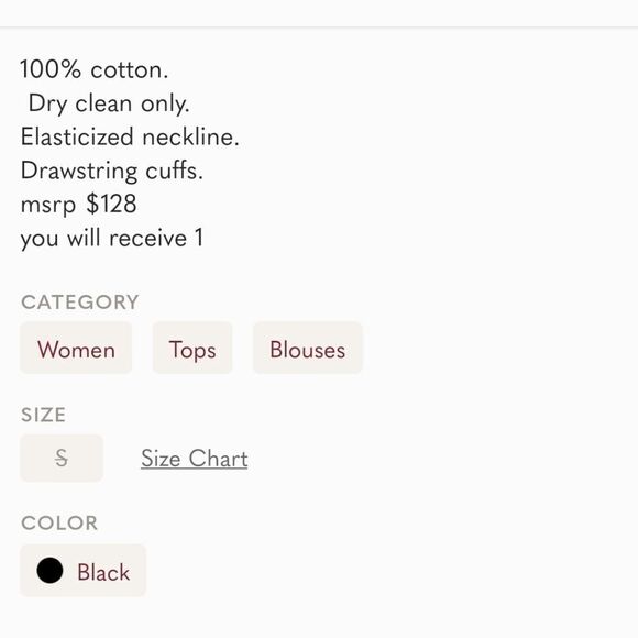 Nwt Rebecca Minkoff Tilda Off Shoulder Blouse - Picture 5 of 5